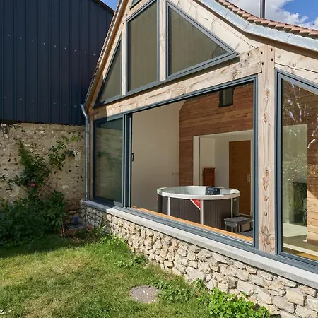 Maison Du Passeur Du Xviii Siècle, Classée, Authenticité Et Confort Avec Jardin Et Spa, Proche Giverny, 1 Heure De Paris *