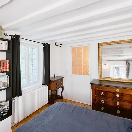 Villa Maison Du Passeur Du Xviii Siècle, Classée, Authenticité Et Confort Avec Jardin Et Spa, Proche Giverny, 1 Heure De Paris