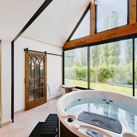 Maison Du Passeur Du Xviii Siècle, Classée, Authenticité Et Confort Avec Jardin Et Spa, Proche Giverny, 1 Heure De Paris * Pressagny-lʼOrgeuilleux